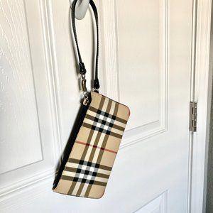 Authentic Burberry wristlet - preloved